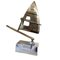 Vintage Brutalist Aluminium and Bronze Boat Sculpture by David Marshall, 1980s, Image 3