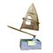 Vintage Brutalist Aluminium and Bronze Boat Sculpture by David Marshall, 1980s, Image 1