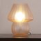 Rosa Mushroom Table Lamp in Satin Murano Glass with Striped Decoration, Italy, Image 10