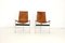 T-Chairs in Leather by Ross Littell for Laverne International, 1950s, Set of 2 1