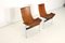 T-Chairs in Leather by Ross Littell for Laverne International, 1950s, Set of 2 3