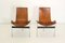 Chaises T en Cuir par Ross Littell pour Laverne International, 1950s, Set de 2 2