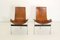 T-Chairs in Leather by Ross Littell for Laverne International, 1950s, Set of 2 2