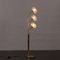 Stehlampe aus Muranoglas & Messing mit 3 Glasschirmen, Italien, 1970er 10