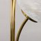 Murano Glass & Brass Floor Lamp with 3 Glass Shades, Italy, 1970s, Image 12