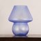 Blue Murano Glass Mushroom Table Lamp, Italy, Image 6