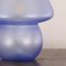 Blue Murano Glass Mushroom Table Lamp, Italy 10