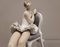 Bailarina de porcelana sentada en una silla Lladró, España, años 60, Imagen 13