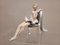 Bailarina sentada en una silla Lladró in porcellana, Spagna, anni '60, Immagine 5