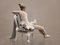 Bailarina de porcelana sentada en una silla Lladró, España, años 60, Imagen 15