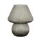 Mushroom Tischlampe aus grauem Muranoglas, Italien 1