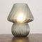 Mushroom Tischlampe aus grauem Muranoglas, Italien 6