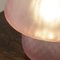 Lampe de Bureau Champignon Rose en Verre de Murano, Italie 12