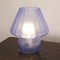 Blue Murano Glass Mushroom Table Lamp, Italy, Image 6