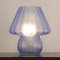 Blue Murano Glass Mushroom Table Lamp, Italy, Image 5