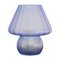 Blue Murano Glass Mushroom Table Lamp, Italy, Image 1