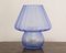 Blue Murano Glass Mushroom Table Lamp, Italy, Image 2