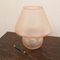 Lampe de Bureau Champignon Rose en Verre de Murano, Italie 3