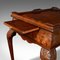 Antique English Silver Display Table in Walnut, Image 10