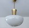 Art Deco Bauhaus Pendant Light in Glass, 1950s, Image 3