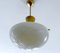 Art Deco Bauhaus Pendant Light in Glass, 1950s, Image 9