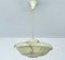 Lámpara colgante Art Déco de vidrio, años 50, Imagen 3