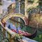Passage to San Marco, 1990s, Oil on Canvas, Framed, Image 4