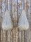 Appliques Murales Mid-Century en Verre de Murano et Laiton, 1980s, Set de 2 3