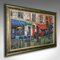 Parisian Street Scene, 1990s, Large Oil on Canvas, Framed 2