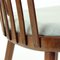 Dining Chairs in Bent Dark Oak from Jitona, Former Czechoslovakia, 1960s, Set of 4, Image 7
