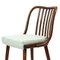 Dining Chairs in Bent Dark Oak from Jitona, Former Czechoslovakia, 1960s, Set of 4, Image 13