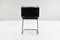 Mid-Century Modern Black Biscia Chairs attributed to Pascal Mourgue for Steiner, France, 1970s, Set of 4, Image 13