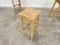 High Stools in Raw Wood, 1960s, Set of 4 5