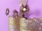 Lampada da parete Grand Hotel in vetro di Murano con polvere dorata e fiori viola di Barovier & Toso, Murano, Venezia, Italia, anni '50, Immagine 5