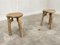 Tabourets Vintage en Bois, 1960s, Set de 6 1