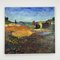Josef Brandl, Paisaje toscano, años 50, óleo sobre lienzo, Imagen 1