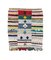 Moroccan Traditional Striped Boucherouite Berber Cotton Rug, 1980s 1