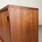 Minimalist Teak Sideboard with Leather Handles by Helmut Magg, Germany, 1960s 10
