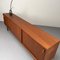 Minimalist Teak Sideboard with Leather Handles by Helmut Magg, Germany, 1960s 5