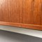 Minimalist Teak Sideboard with Leather Handles by Helmut Magg, Germany, 1960s 12