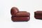 Italian Sapporo Leather Armchairs for Mobil Girgi, 1970s, Set of 2, Image 11
