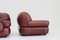Italian Sapporo Leather Armchairs for Mobil Girgi, 1970s, Set of 2 4