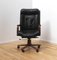 Vintage Armchair in Leather and Wood 8