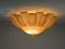 Flower Ceiling Lamp Murano Art Glass in Golden Powder from Barovier, 1990s 9
