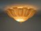 Flower Ceiling Lamp Murano Art Glass in Golden Powder from Barovier, 1990s, Image 9