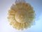 Flower Ceiling Lamp Murano Art Glass in Golden Powder from Barovier, 1990s 3