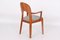 Model Morten Dining Chairs in Teak by Niels Kofoed for Kofoed Møbelfabrik, Denmark, 1960s, Set of 4 14