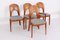 Model Morten Dining Chairs in Teak by Niels Kofoed for Kofoed Møbelfabrik, Denmark, 1960s, Set of 4 2