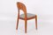 Model Morten Dining Chairs in Teak by Niels Kofoed for Kofoed Møbelfabrik, Denmark, 1960s, Set of 4 6