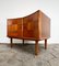 English Wooden Cabinet with Diamond Pattern and Brass Knob, 1960s 6